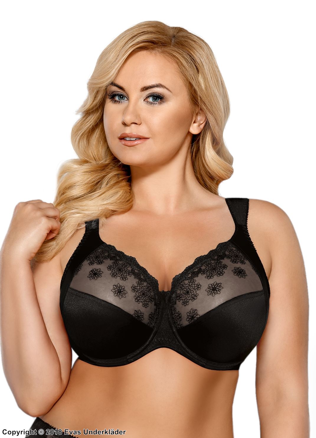 Sexy Women Bra Lace Big lette Full Cup Underwired Support Top Lingerie Plus  Size 40 42 44 48 50 DD E F FF G 210728